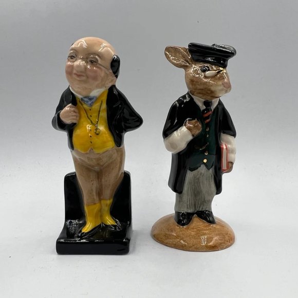 Royal Doulton Bunnykins Schoolmaster & Rare PICKWICK Dickens - Picture 2 of 10